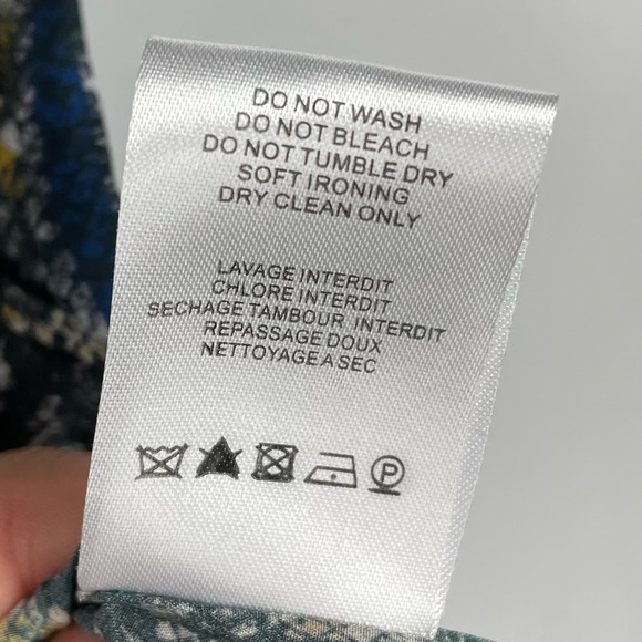 IRO Toledo Snake Print Halter Top Silk Sz‎ 34 EU / 2 US Ruffle Hem V-Neck - Picture 10 of 10